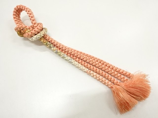JAPANESE KIMONO / HAND-TIED OBIJIME
